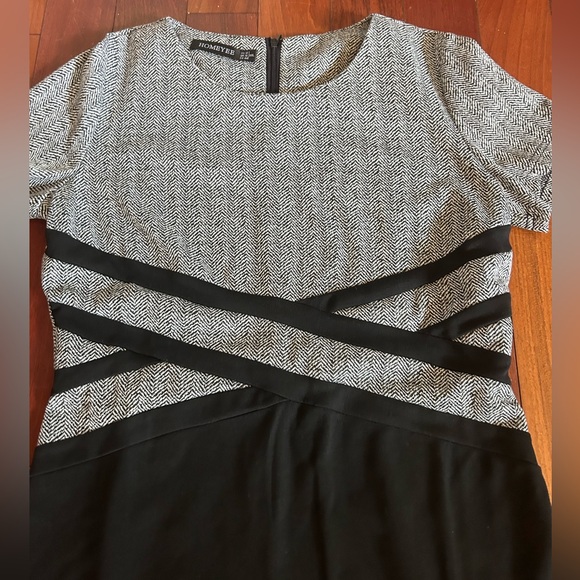 Size 12 Grey and black midi work wear dress great condition! - Picture 4 of 4